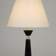 Lampe postmoderne en marbre et laiton circa 1980