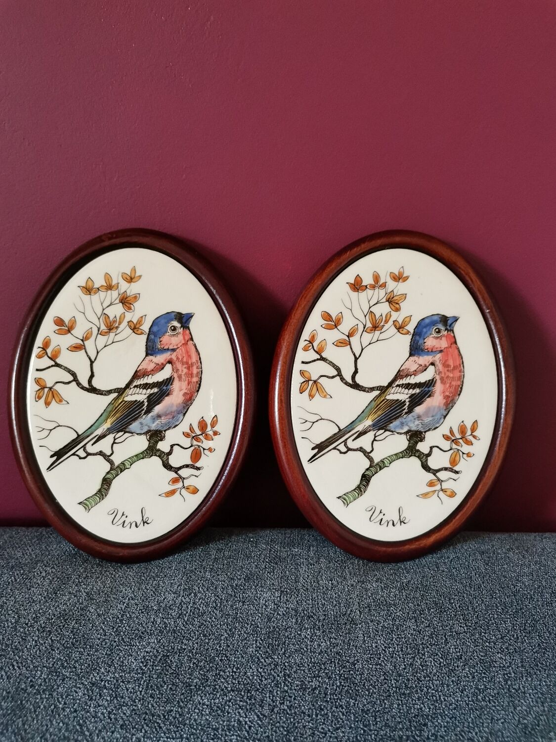 Bullfinch bird frame