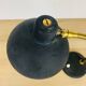 Vintage lamp from the 1950s in brass and black.