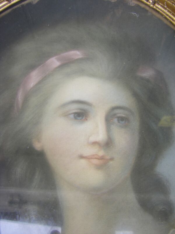 Portrait pastel xviii ème siècle