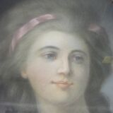 Pastel portrait eighteenth century