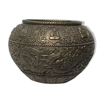 Buddhist devotion and purification Bowl-Tibet