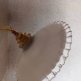 Vintage opaline lace wall light