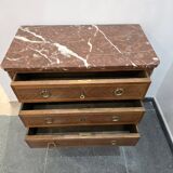 Commode style transitoire en marqueterie