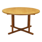 Ash round table, Danish design, 1960s, production: Denmark
