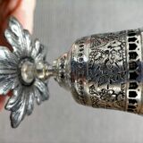 Bougeoir deux bras en metal