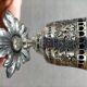 Bougeoir deux bras en metal