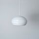 Verner Panton Opal Glass "New Wave" Pendant for Holmegaard, 1984
