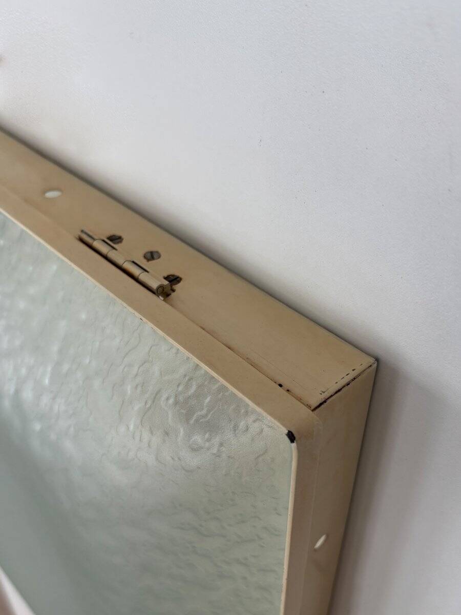 Vintage Italian Metal and Glass Sconces from Fontana Arte, 1960s, Set of 2