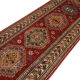 Afghan kazak runner rug long handwoven red wool rug-68x200cm