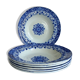 6 old 19th century soup plates – Jules Vieillard Bordeaux – Lou
