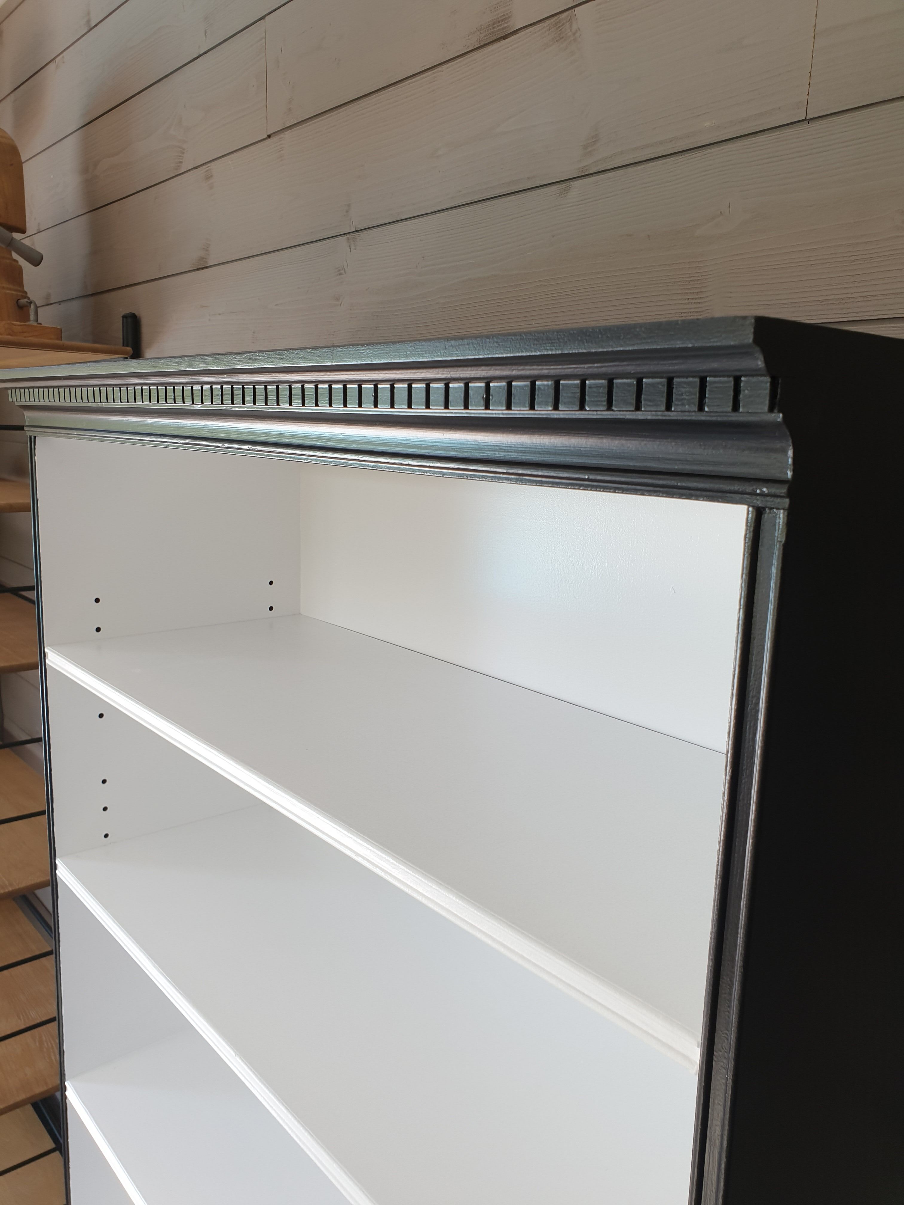 English mahogany bookcase 1970