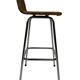 Set of 4 vintage bar stools Dirk van Sliedregt Rohe Noordwolde 1960's