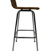 Set of 4 vintage bar stools Dirk van Sliedregt Rohe Noordwolde 1960's