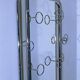 Chrome metal wall coatrack 1960