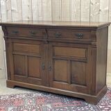 Buffet anglais en noyer des années 1950
