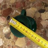 Saint-Clément green ceramic candlestick, 1950s