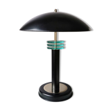 Lampe de table vintage en métal 80s