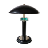 Lampe de table vintage en métal 80s