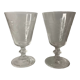 2 verres cristal saint louis