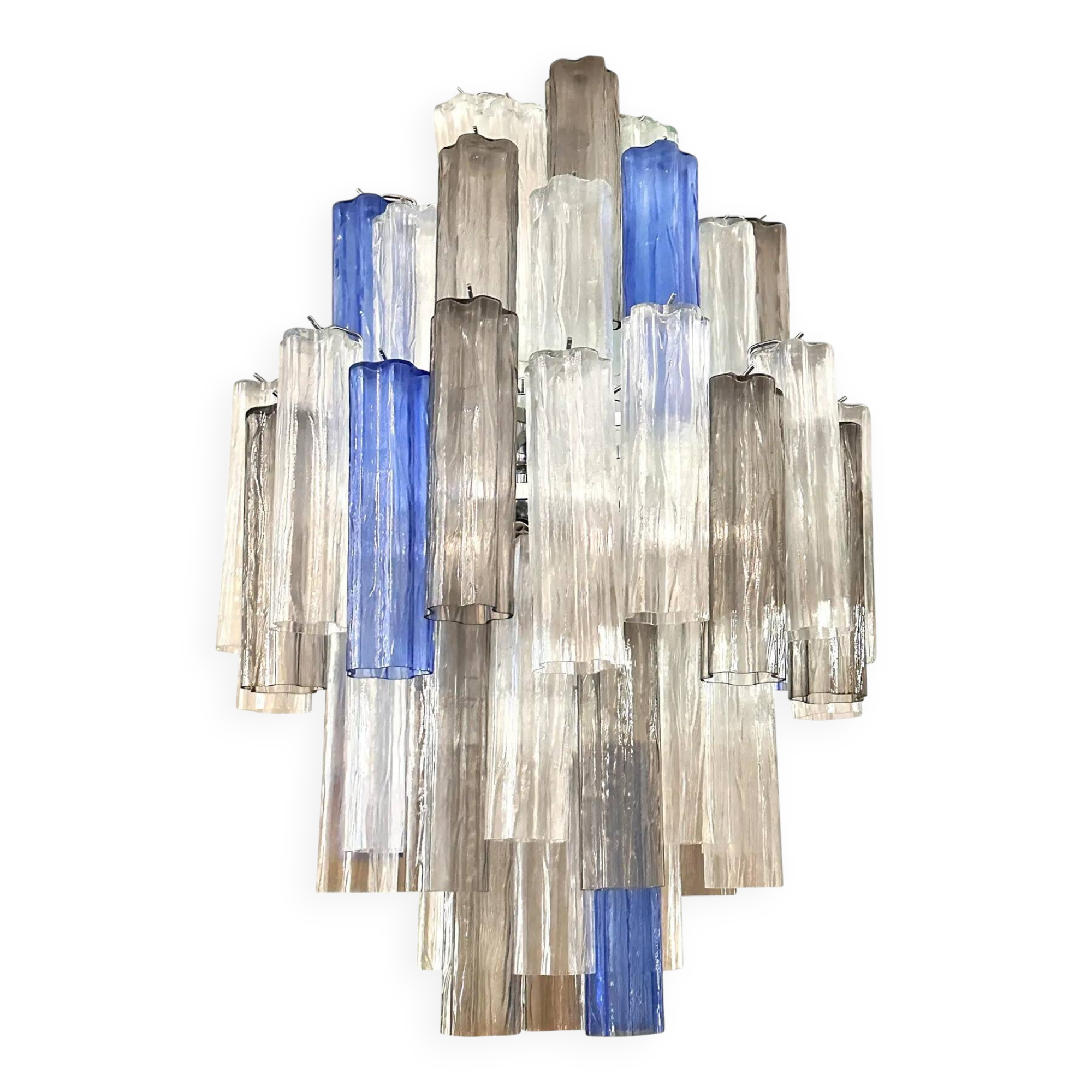 Contemporary Modern “Tronchi” Murano Glass Sputnik Chandelier by Simoeng