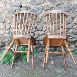 Pair of Baumann bistro chairs