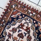 Vintage persian carpet hamadan handmade 60cm x 97cm 1970s
