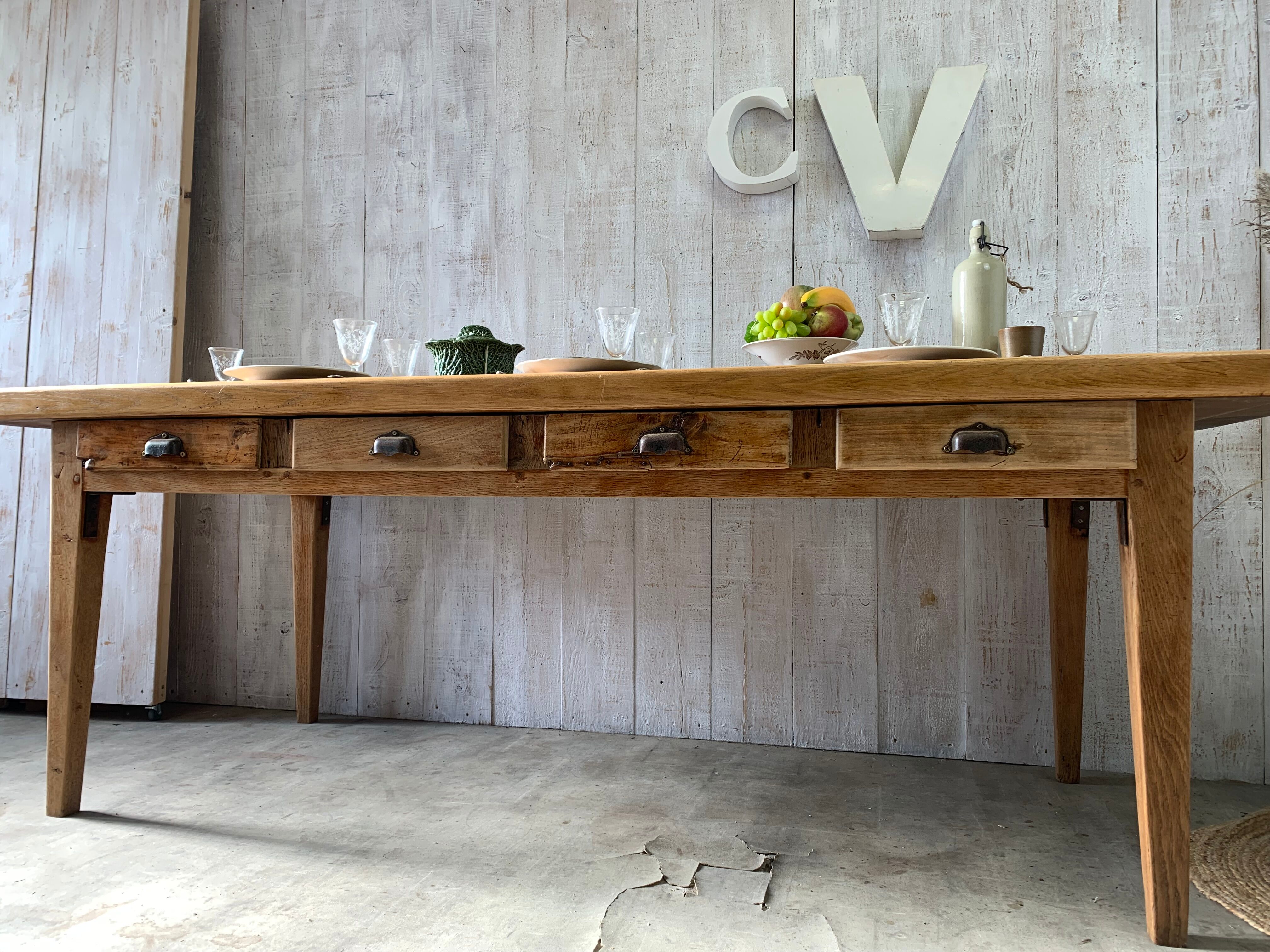 Farmhouse table 230x85cm vintage