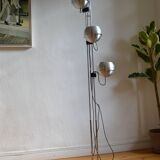 Goffredo Reggiani Lampadaire Eye ball 1970 3 lumières orientables