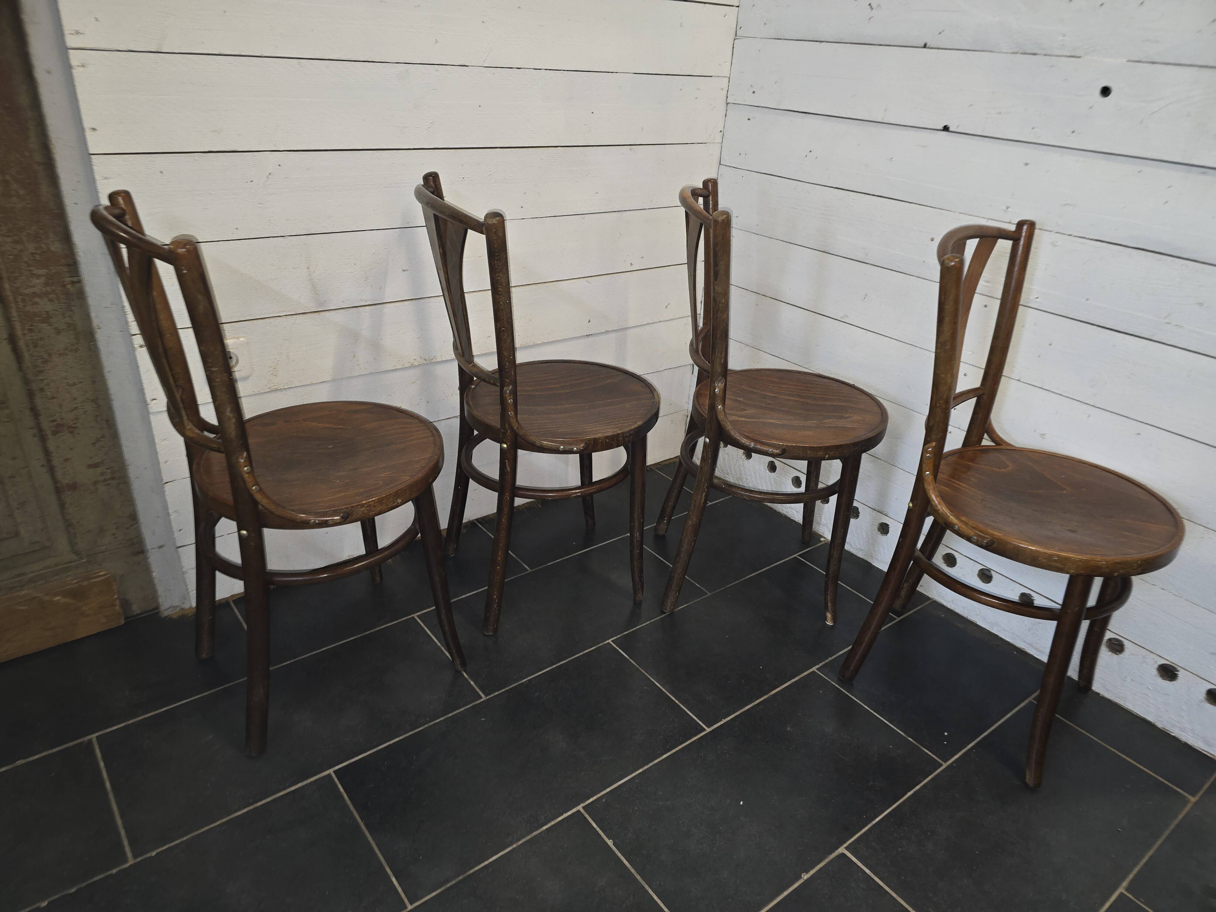 4 bentwood bistro chairs