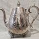 Napoleon III teapot in silver-plated metal – 19th century – Rococo decoration