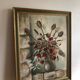 Oil painting on canvas bouquet of flowers