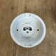 Vintage White Porcelain Ceiling Light with Milk Glass, 1960s