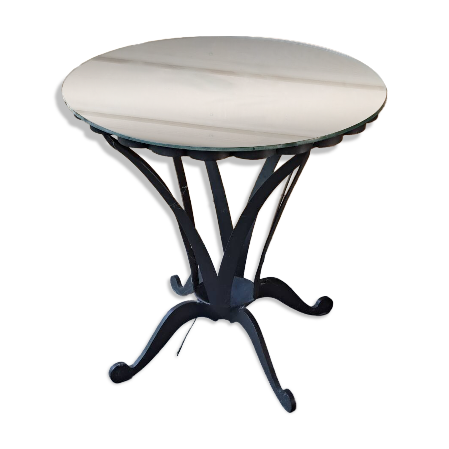 Table basse fer forgé