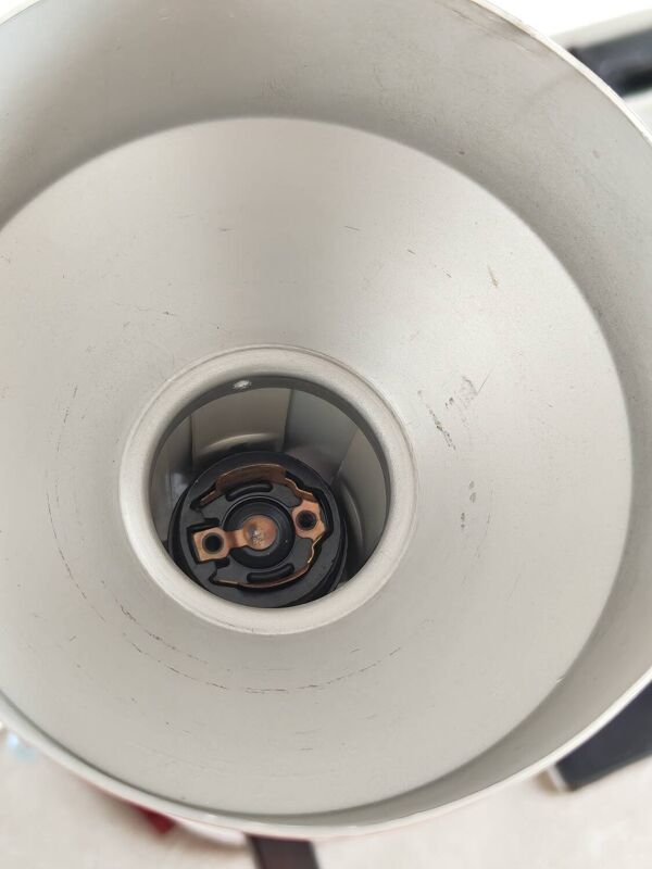 Lampe de Bureau Vintage Chrome & Aluminium – Design 70s – Réglable