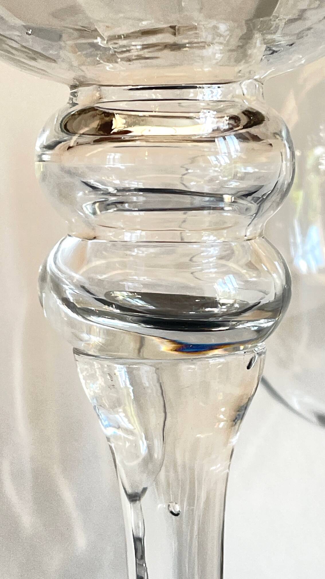 Bougeoirs xl crystal vintage candle holders