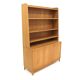 Scandinavian elm bookcase, Swedish modern, Sweden, 1940