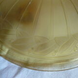 Suspension Art Deco style, pess mold with floral and geometrical decoration