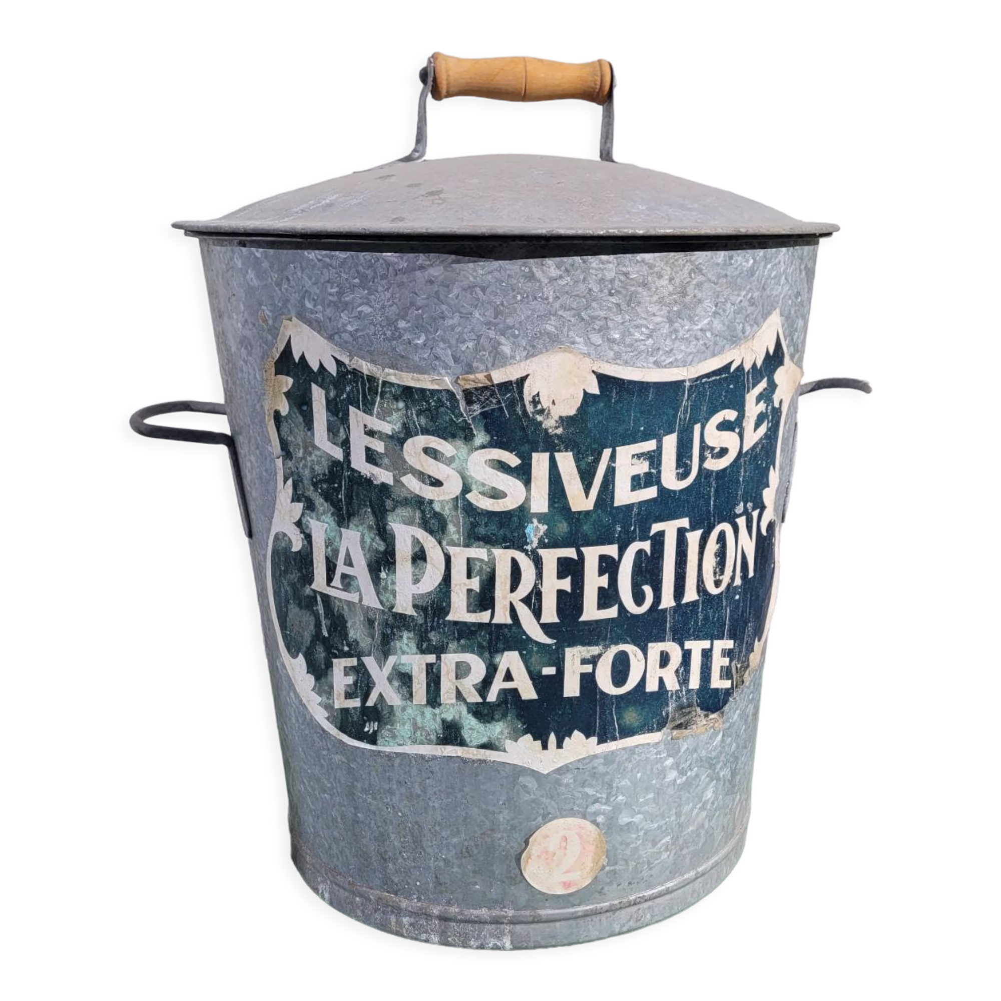 Petite Lessiveuse En Zinc Jouet D’enfant Vintage - Occasion, Jouet Ancien