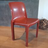 Set of 6 selene Vico magistretti chairs