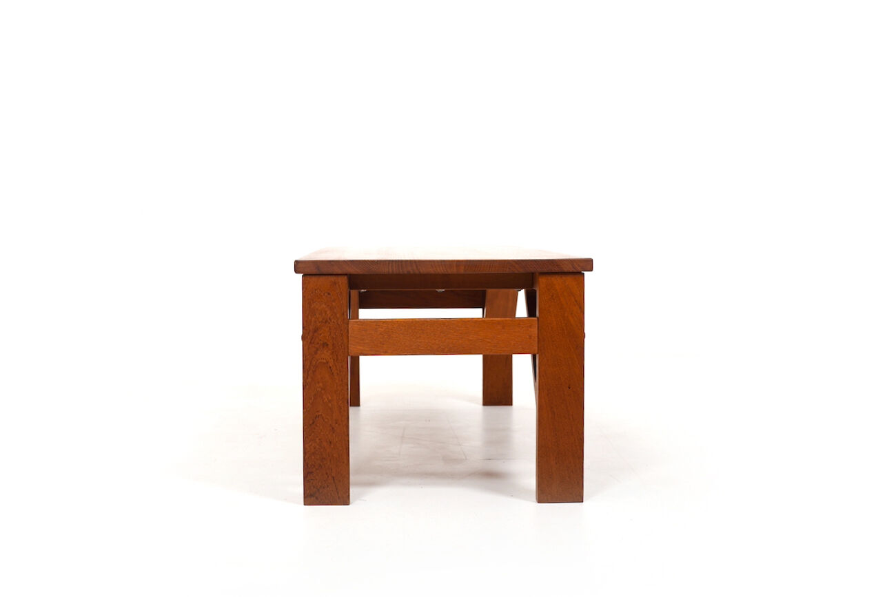 Modern Danish Teak Bench / Long Side Table 1960s.