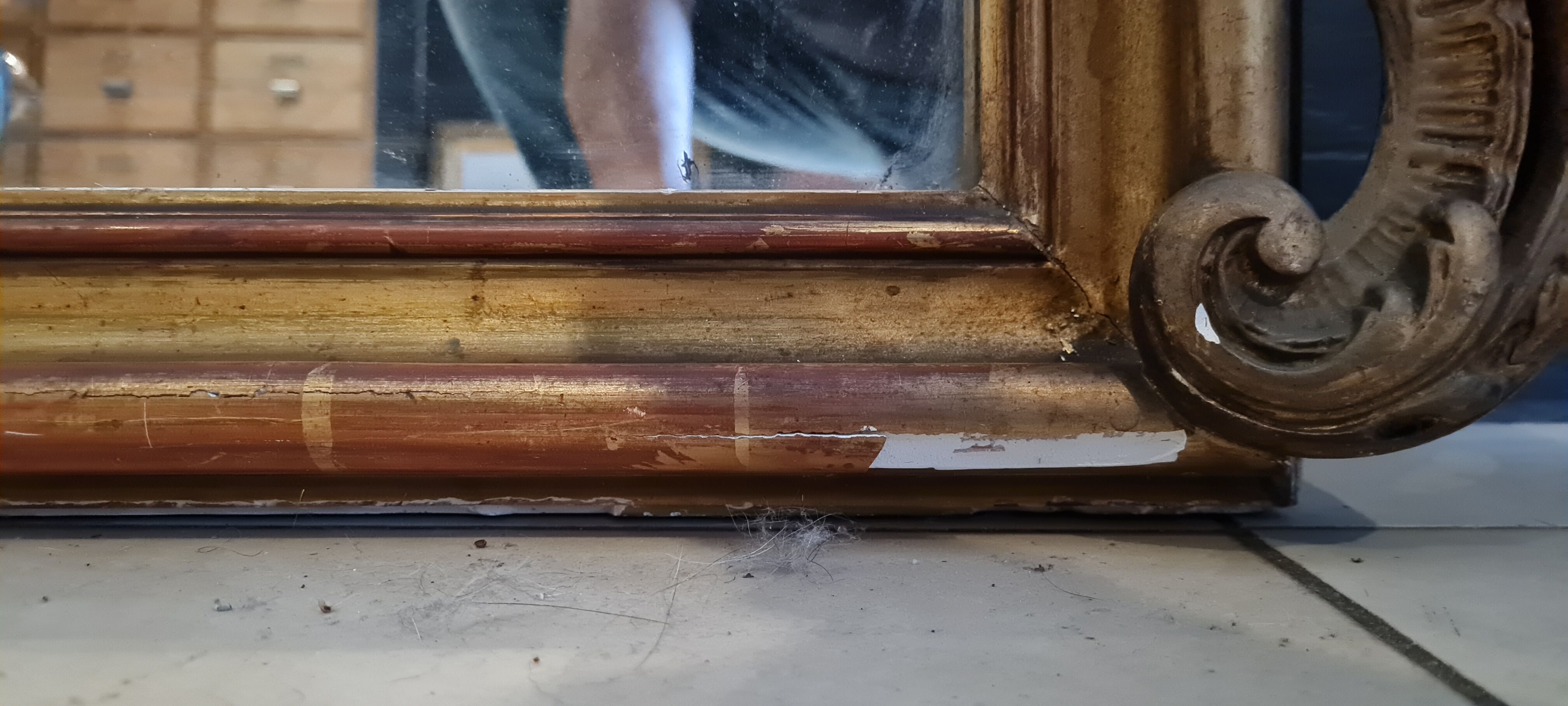 Louis XV style mirror - 137x81cm