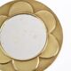 Miroir rond ancien en laiton
