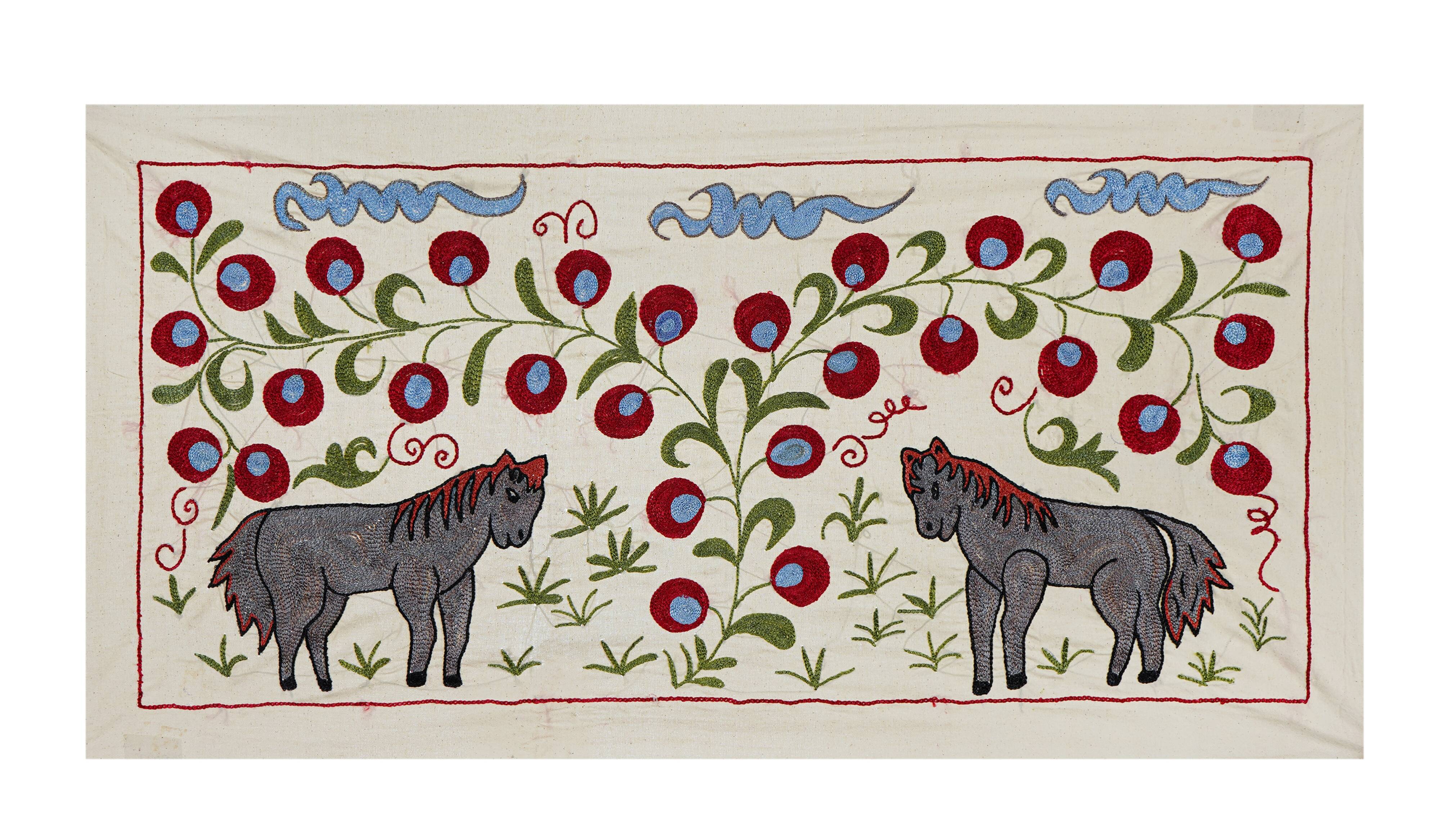 Hand-knotted rug, vintage Turkish rug 50x93 cm