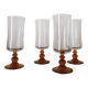 Luminarc amber footed champagne flute