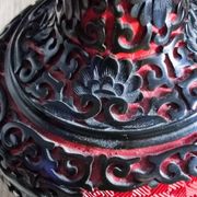 Cinnabar vases