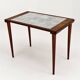 Rosewood nesting tables with ceramic tiles, Denmark, 1960s, set of 3