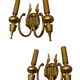 Brass Italian Sconces Set of 2 1970’s