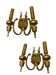 Brass Italian Sconces Set of 2 1970’s