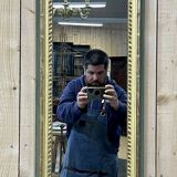 Mirror early twentieth in gilded wood